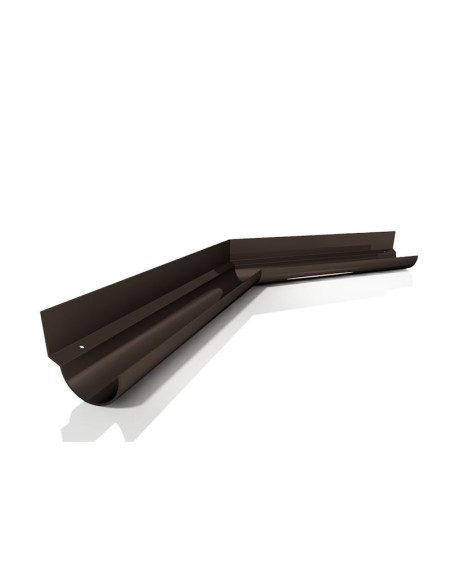 Narożnik rynny zewnętrzny 135° RAL 8019 (brąz)