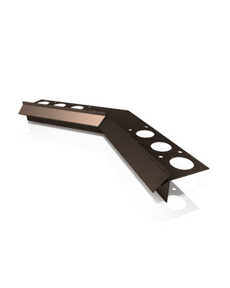 Narożnik wewnętrzny 135° H60  RAL 8019 brąz - Profplast
