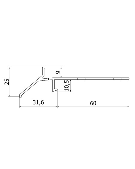 Profil Z20 7024 (grafit)