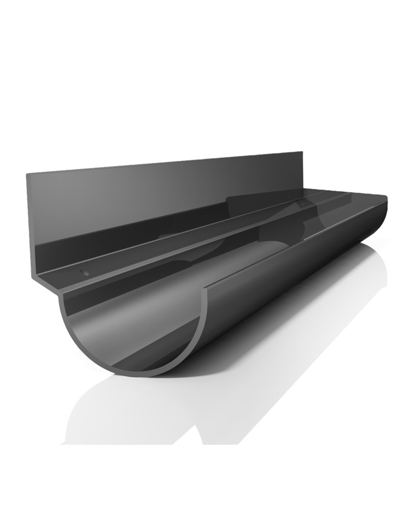Zakończenie rynny prawe RAL 7024 (antracyt)