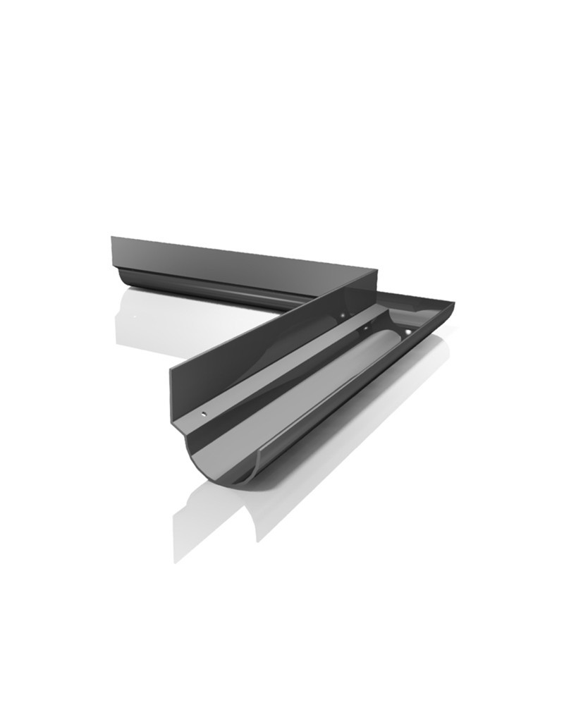 Narożnik rynny zewnętrzny 90° RAL 7024 (antracyt)