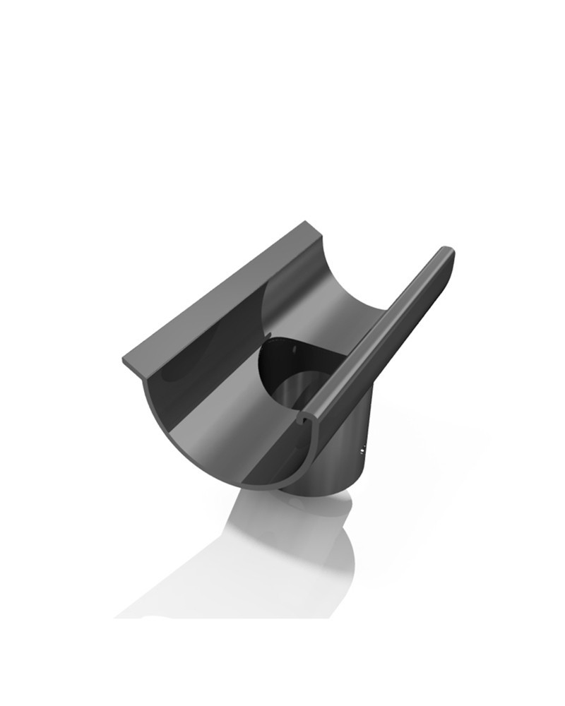 Spust uniwersalny rynny RAL 7024 (antracyt)