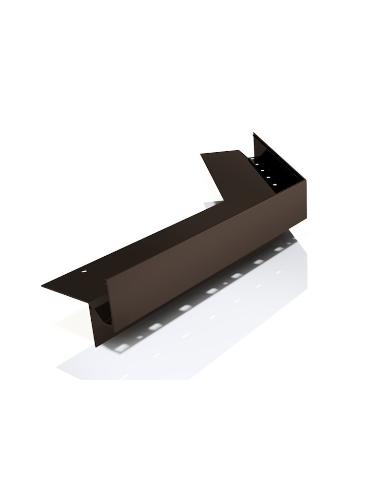 Narożnik 135° W60 - System tarasowy z posadzką wentylowaną W60 RAL 801