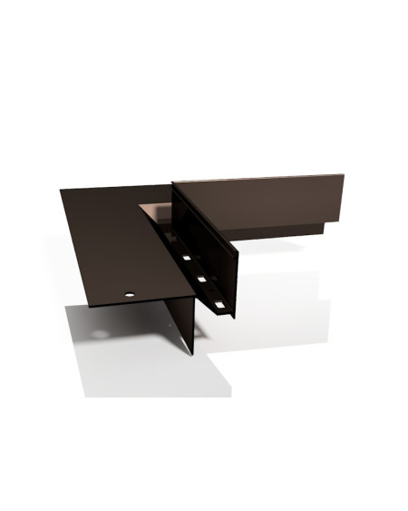 Narożnik wewnętrzny 90° W - System tarasowy z posadzką wentylowaną W60